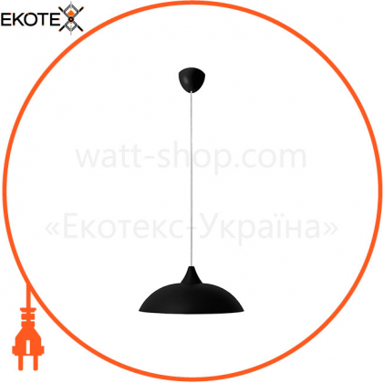 Світильник ERKA 1301, стельовий, 60W, чорний, Е27, ERKA, 160510