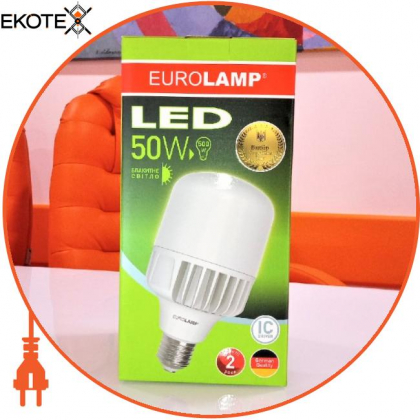 LED Лампа EUROLAMP надпотужна 50W E40 6500K