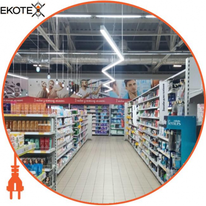 LED-світильник лінійний, колір корпусу - білий, 36W, 4032Lm, 4000K, Ledlife, LD-1200-N-W-S
