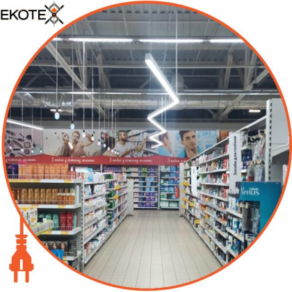 LED-світильник лінійний, колір корпусу - сріблястий, 54W, 6944Lm, 6000K, Ledlife, LD-2000-C-S-S