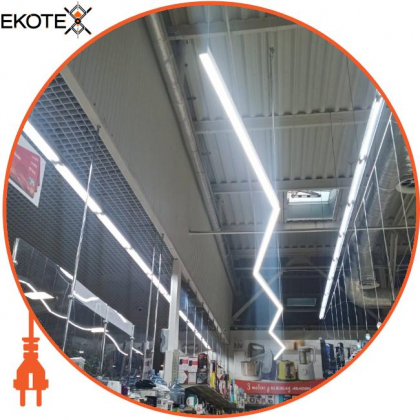 LED-світильник лінійний, колір корпусу - білий, 54W, 6944Lm, 4000K, Ledlife, LD-2000-N-W-S