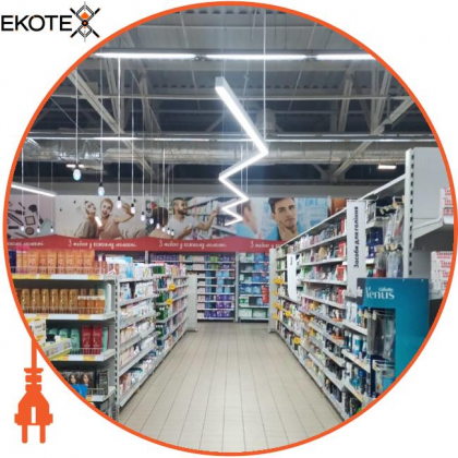 LED-світильник лінійний, колір корпусу - сріблястий, 30 W, 3360 Lm, 3000K, Ledlife, LD-1000-W-S-S