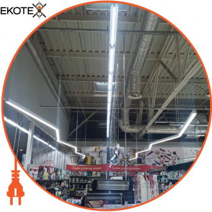 LED-світильник лінійний, колір корпусу - сріблястий, 30 W, 3360 Lm, 6000K, Ledlife, LD-1000-C-S-S