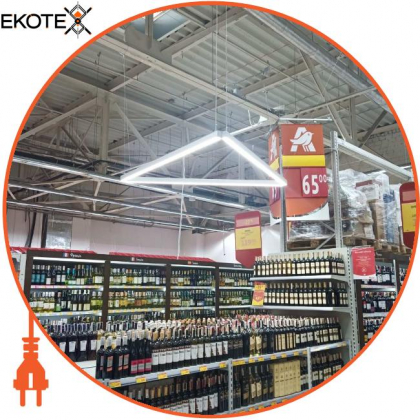 LED-світильник лінійний, колір корпусу - сріблястий, 36W, 4032Lm, 6000K, Ledlife, LD-1200-C-S-S