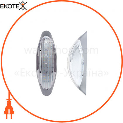 Світильник ERKA 1205 LED-S, настінно-стельовий, 12 W, 4200K, прозорий, IP 20, ERKA, 170905