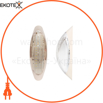 Світильник ERKA 1205 LED-K, настінно-стельовий, 12 W, 4200K, прозорий, IP 20, ERKA, 170907