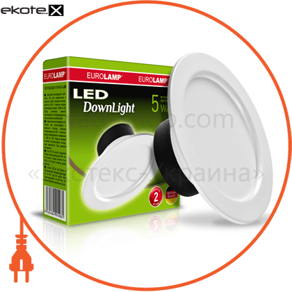 Eurolamp LED-DLR-5/4(Е) светодиодный eurolamp led светильник круглый downlight 5w 4000k