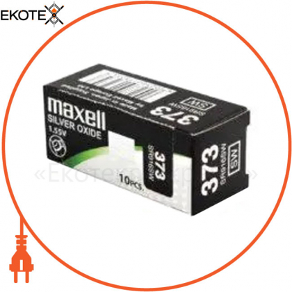 Срібно-оксидна батарейка Maxell "таблетка" SR916SW (373) 10шт/уп, Maxell, 18290300-10
