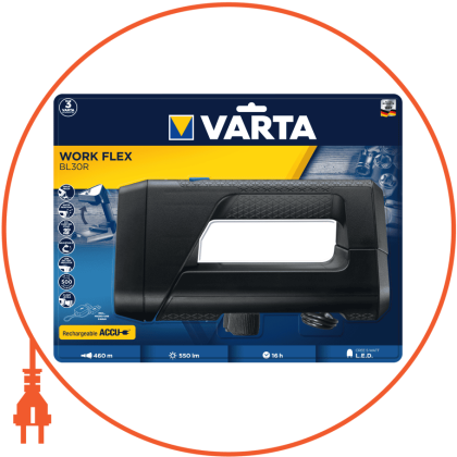 Ліхтар VARTA WORK FLEX BL30R, Varta, 18684101401