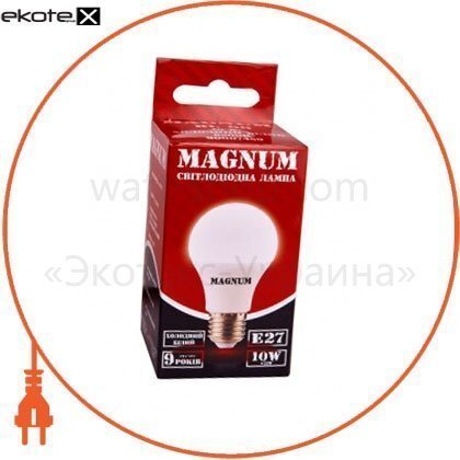 Magnum 90007459 лампа светодиодная magnum bl 60 10 вт 6500k e27 220в