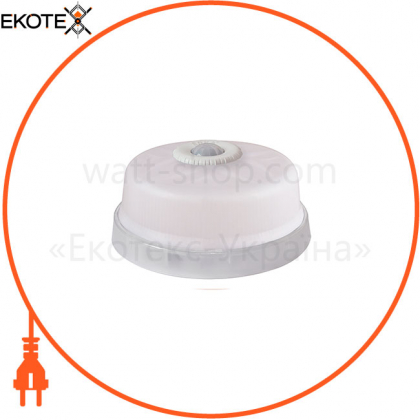 Світильник ERKA 1102D LED-PB, настінно-стельовий з вбудованим і регульованим датчиком руху, 12 W, 4200K, білий, IP 20, ERKA, 190110