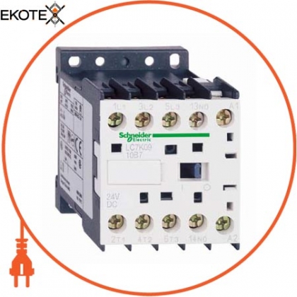 Контактор K 3P, 6А, НЗ, 220B, гвинтовий затиск, Schneider, LC7K0601M7