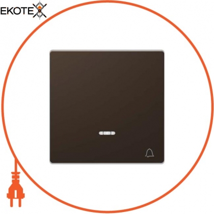 MERTEN D-Life КЛАВІША з лінзою для LED модуля, сім. дзвінок, МОККО, Schneider, MTN3325-6052