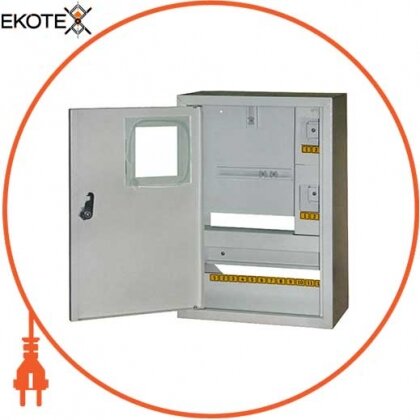 Enext s0100009 корпус e.mbox.stand.n.f1.16.z металлический, под 1-ф. счетчик, 16 мод., навесной, с замком