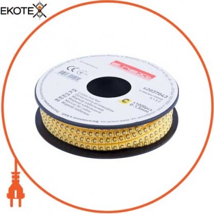 Enext s2037043 маркер кабельний e.marker.stand.0.1.5.c, 0-1,5 кв.мм, c, 1000 шт
