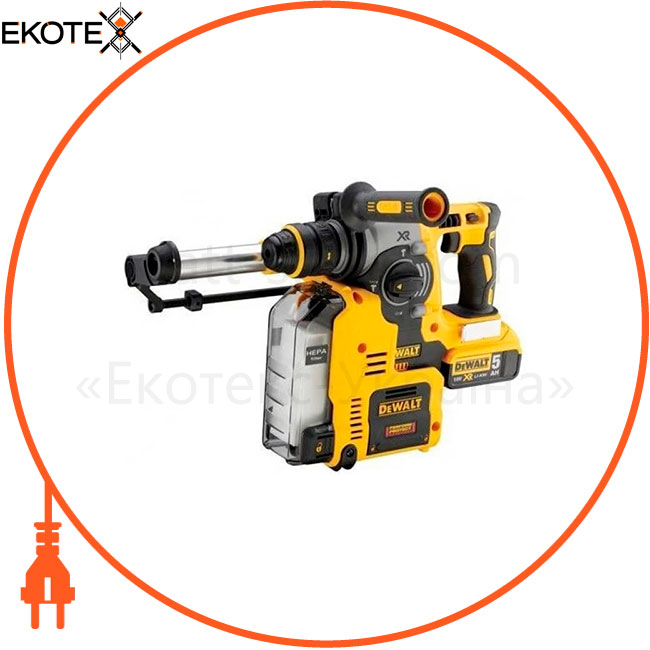 Перфоратор акумуляторний Бесщеточний SDS-Plus DeWALT DCH275P2, DeWALT, DCH275P2