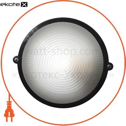 Світильник НПП-65 коло чорний опал.ПС-1002-11-0 / 1 LED, Ecostrum, ПС-1002-11-0/1 LED