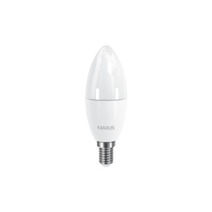 Набір LED ламп Maxus C37 6W тепле світло E14 (по 2 шт.) (2-LED-533-02), Maxus, 2-LED-533-02