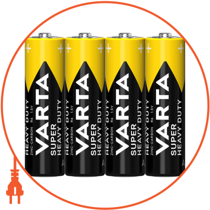 Батарейка VARTA SUPERLIFE AA FOL 4 шт, Varta, 2006101304