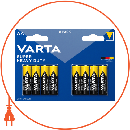 Батарейка VARTA SUPERLIFE AA BLI 8, Varta, 2006101418