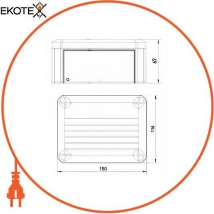 Коробка розподільна Obo Bettermann T 100 OE, Enext, 2007255