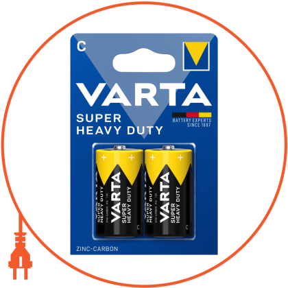 Батарейка VARTA SUPERLIFE C BLI 2 шт, Varta, 2014101412