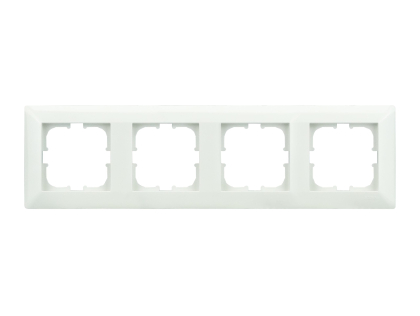 Рамка 4-на ODAK біла, Horoz Electric, 210-010000-104