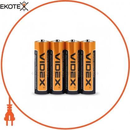 Videx 21156 videx батарейка солевая videx r6p/aa 4pcs shrink 60 шт/уп