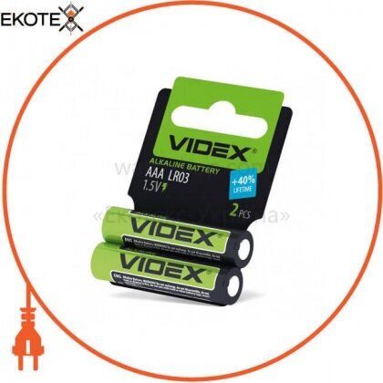 Videx 21164 videx батарейка щелочная lr03/aaa 2pcs shrink card 60 шт/уп