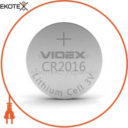 Videx 22925 videx батарейка литиевая cr2016 5pcs blister card 100 шт/уп