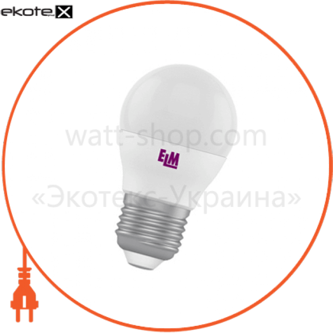 D45 4W PA10 E27 4000 ELM, ELM, 18-0085