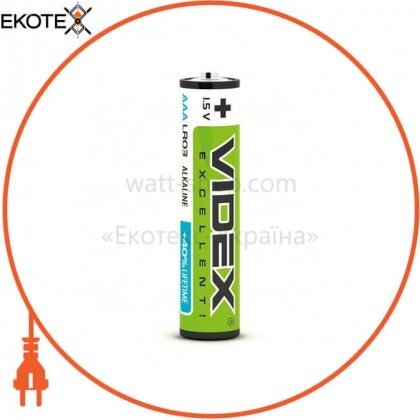 Videx 23484 videx батарейка щелочная lr03/aaa 8 pcs blister card 80 шт/уп