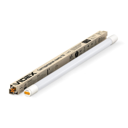 LED лампа VIDEX T8b  9W 0.6M 4100K матова, Videx, 23485