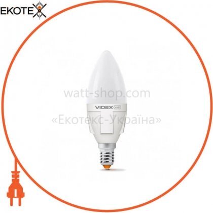 Videx 23893 led лампа videx c37 7w e14 4100k 220v