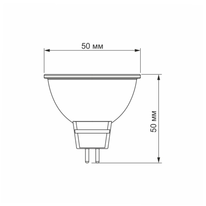 LED лампа VIDEX MR16e 3W GU5.3 4100K, Videx, 23931