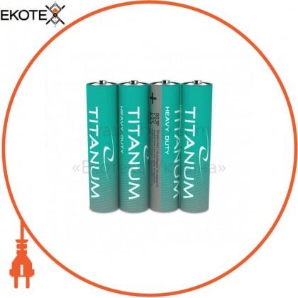 Videx 24081 батарейка солевая titanum r03p/aaa 4pcs shrink (40/1200)