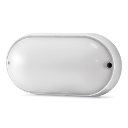 LED світильник IP65 овальний VIDEX 9W 5000K білий, Videx, 24255