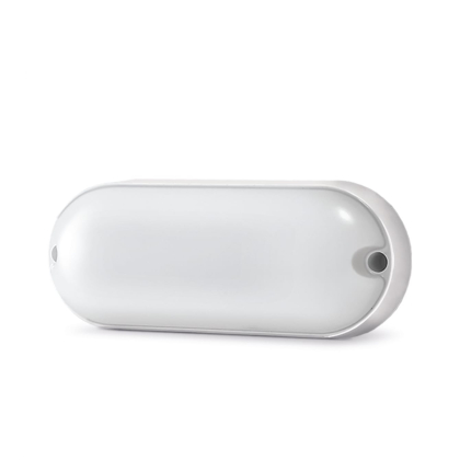 LED світильник IP65 овальний VIDEX 7W 5000K білий, Videx, 24256