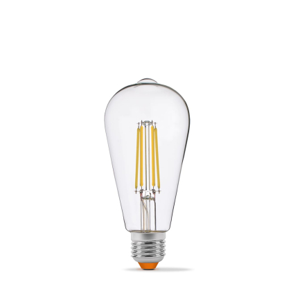 LED лампа VIDEX Filament ST64FD 6W E27 4100K  дімерна, Videx, 24312