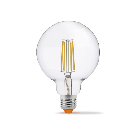 LED лампа VIDEX Filament G95FD 7W E27 4100K дімерна, Videx, 24313