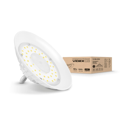 LED світильник підвісний ХайБей  VIDEX 50W 5000K, Videx, 24368