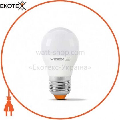 Videx 24418 led лампа с регулировкой яркости videx  g45ed3 6w e27 4100k 220v