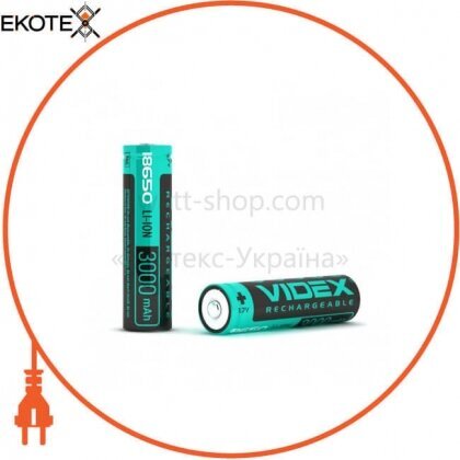 Videx 24450 аккумулятор videx li-ion 18650-p(защита) 3000mah color box/1pc 20 шт/уп