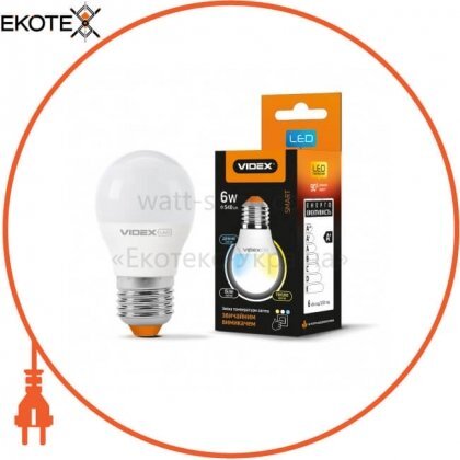 Videx 24553 led лампа с регулировкой цветности videx g45ec3 6w e27 220v