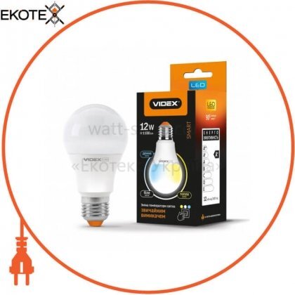 Videx 24556 led лампа с регулировкой цветности videx a60ec3 12w e27 220v