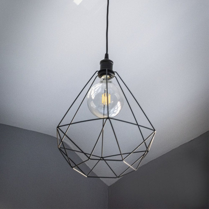 LED лампа VIDEX Filament G125FAD 7W E27 2200K дімерна бронза, Videx, 24561