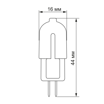 LED лампа VIDEX G4e 2W G4 4100K, Videx, 24632