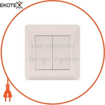 Videx 24683 videx binera выключатель кремовый 2кл проходной vf-bnsw2p-cr) (20/120)