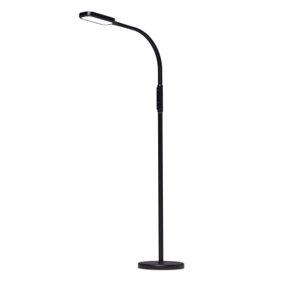 LED торшер чорний VIDEX TF07B 14W 3000-5500K, Videx, 24858