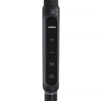 LED торшер чорний VIDEX TF07B 14W 3000-5500K, Videx, 24858